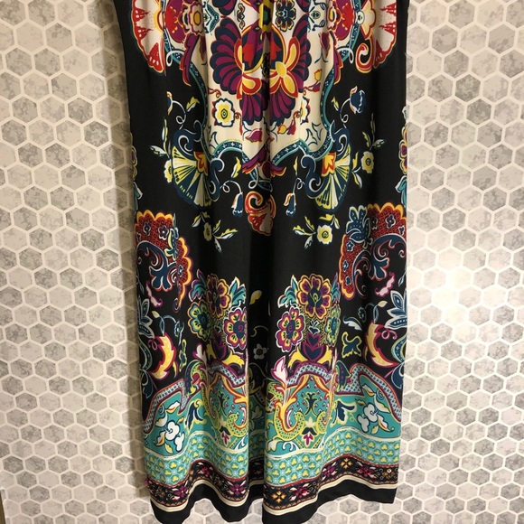 Eci Boho Patterned Dress with Beaded Detailing - Picture 7 of 8